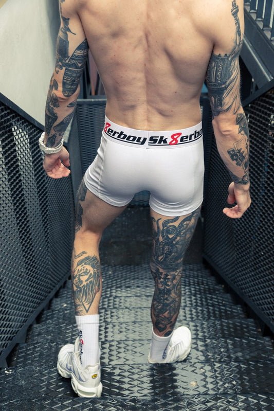 Sk8erboy® Basic Boxershorts weiß
