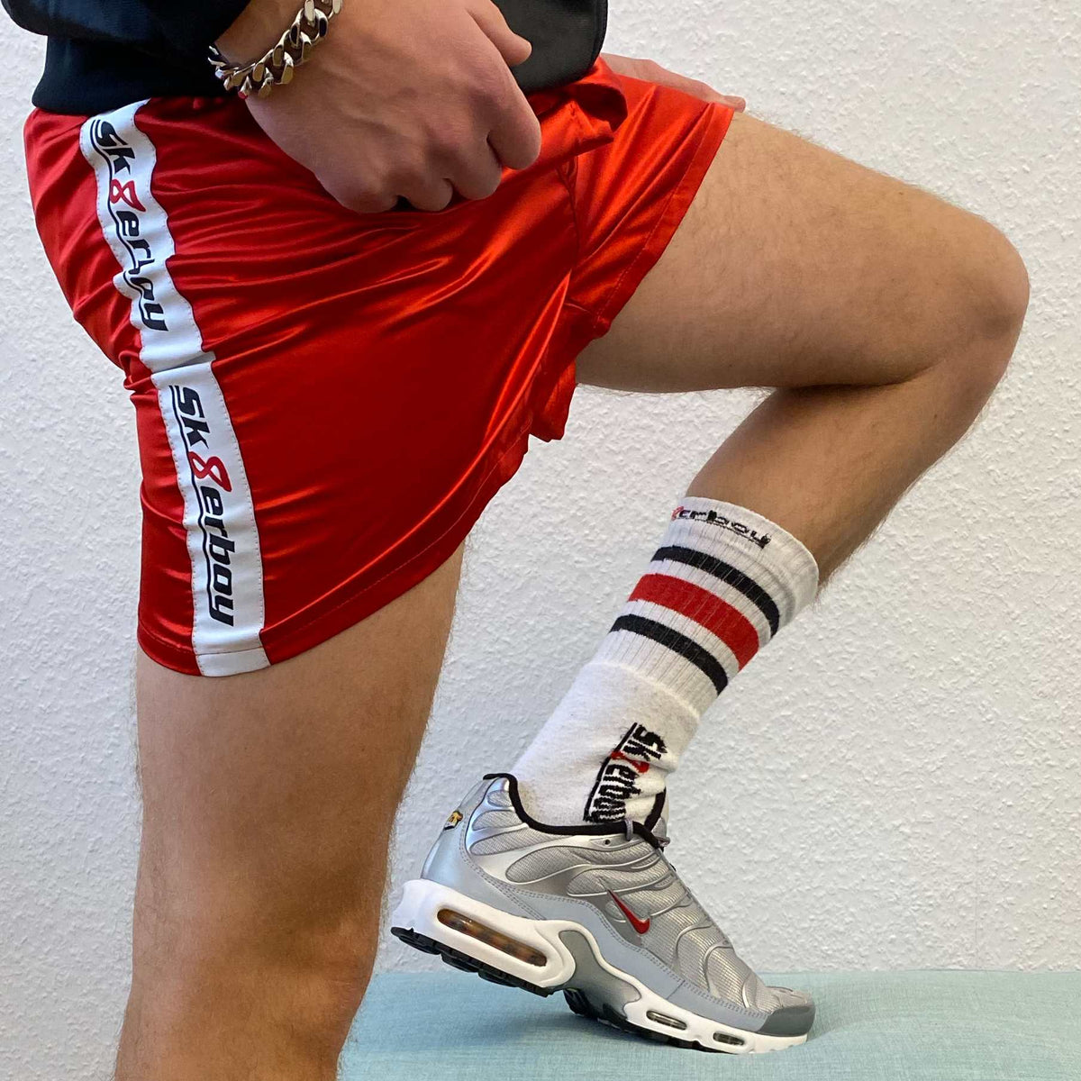 Sk8erboy® Shiny Boxershorts rot