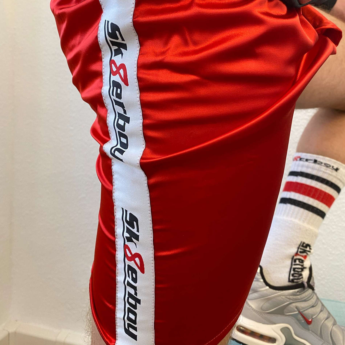 Sk8erboy® Shiny Boxershorts rot