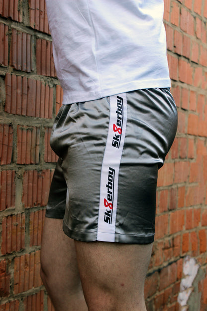 Sk8erboy® Shiny Boxershorts silber