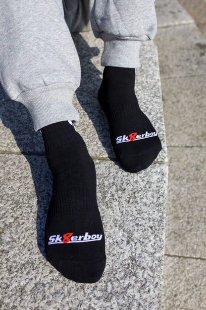 Sk8erboy® PUPPY Short Crew Socks schwarz