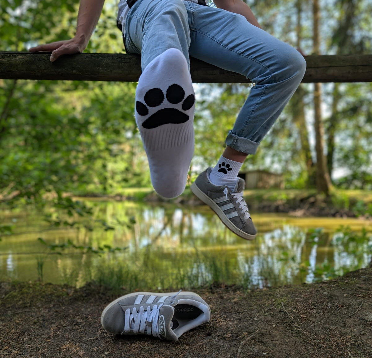 Sk8erboy® PUPPY Short Crew Socks weiß
