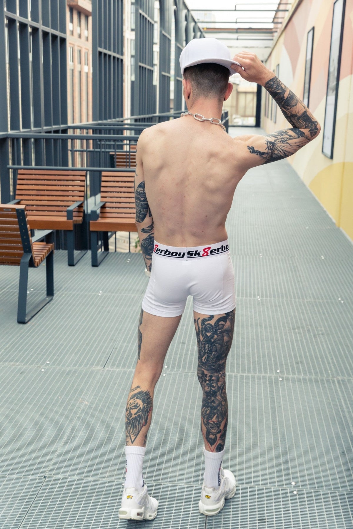Sk8erboy® Basic Boxershorts weiß